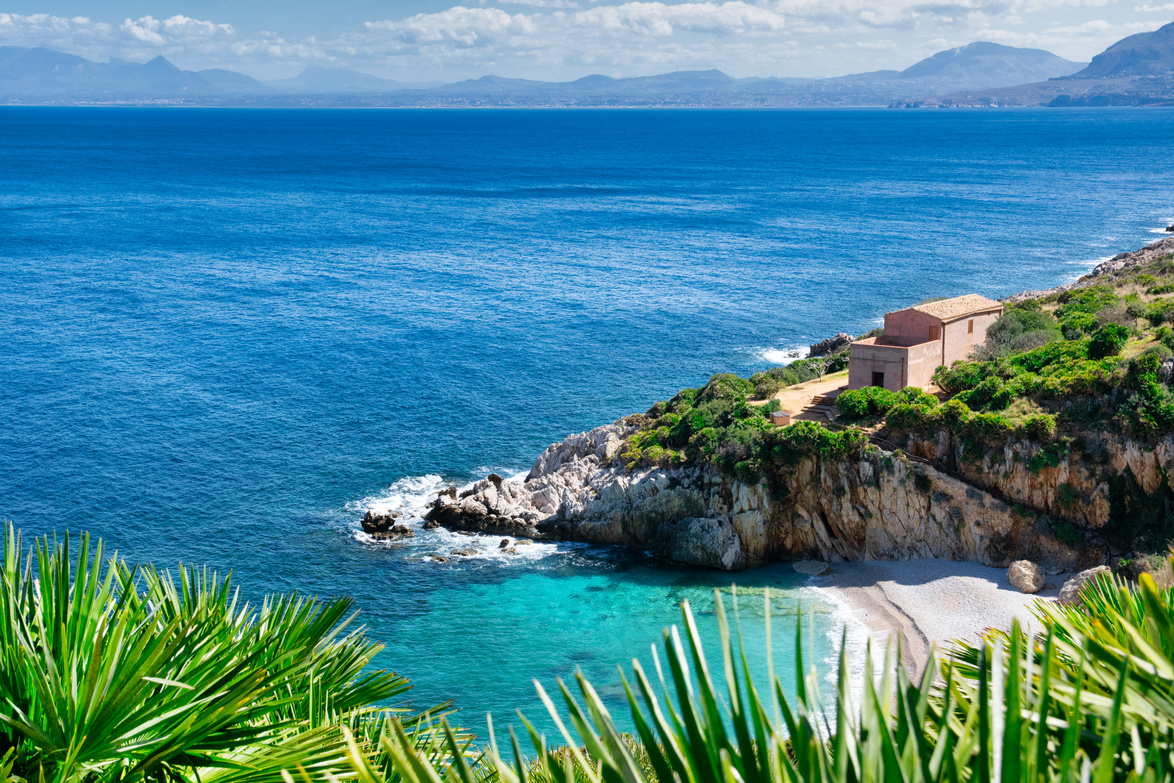 Zingaro Nature Reserve (The Nature Reserve of the Zingaro, Riserva naturale dello zingaro) sea summer best view, San Vito Lo Capo, Gulf of Castellammare, Province of Trapani, Sicily, Italy